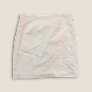 Y2K Poleci Mini Pencil Skirt White 0